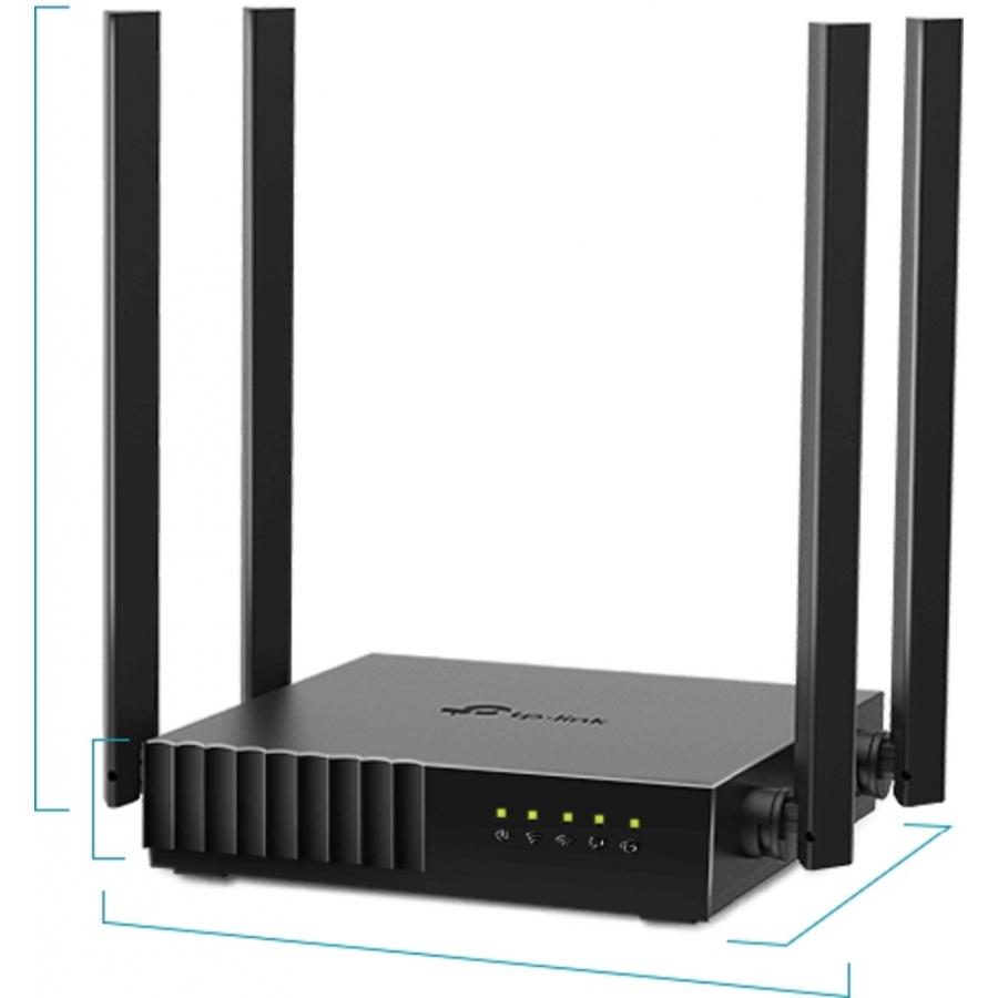 ROUTER | TP-LIINK | ARCHER C50 | INALAMBRICO | AC1200 BANDA DUAL 2.4GHZ A 300MBPS Y 5GHZ 867MBPS | IMAGEN SOLO ILUSTRATIVA |