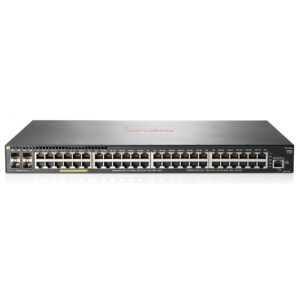 SWITCH HPE ARUBA JL262A 2930F 48G RJ45 POE 370W Y 4 SFP 1G ADMINISTRABLE L3