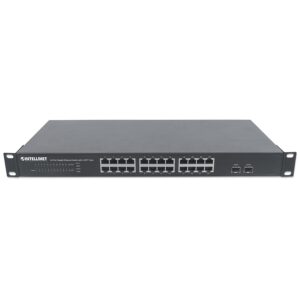 SWITCH,INTELLINET,561044, GB 24 PTOS 19 2 SFP