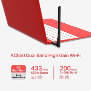 TARJETA DE RED USB MERCUSYS MU6H BANDA DUAL AC650 5GHZ 433MBPS 2.4GHZ 200MBPS 1 ANTENA EXTERNA DE ALTA GANANCIA - TP-LINK