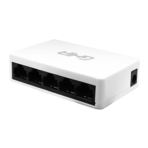 SWITCH GHIA 5 PUERTOS RJ45 10/100 MBPS NO ADMINISTRABLE AUTO MDI/MDIX HALF FULL DUPLEX - Ghia