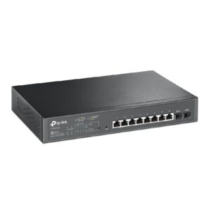 SWITCH TP-LINK SG2210MP GIGABIT ADMINISTRABLE OMADA SDN 8 PUERTOS POE CAPA 2 CON 2 RANURAS SFP GIGABIT 802.3AT/AF 150W PARA E