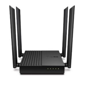 ROUTER |TP-LINK | ARCHER C64 |WIFI | INALAMBRICO MU-MIMO | AC1200 | 5 GHZ 867 MBPS | 2,4 GHZ 400 MBPS | COBERTURA WIFI MEJORA
