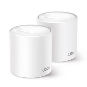 ROUTER | TP-LINK | DECO X55(2-PACK) | WIFI-6 | DOBLE BANDA | AX3000 | CONECTA HASTA 150 DISPOSITIVOS | 3 PUERTOS GIGABIT - TP