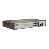 SWITCH TENDA PRO-S8-150W ADMINISTRABLE 8 PUERTOS POE1 FIBRA OPTICA CAPA 3 (L3) ETHERNET 10/100/1000 BASE-T (POE), 1 PUERTO ET