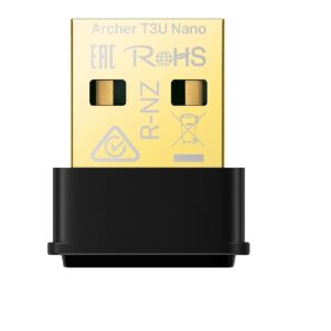 TARJETA DE RED | TP-LINK | ARCHER T3U NANO | AC1300 | USB | INALAMBRICO | 5GHZ 867MBPS | 2.4GHZ 400MBPS | COMPATIBLE CON WIND