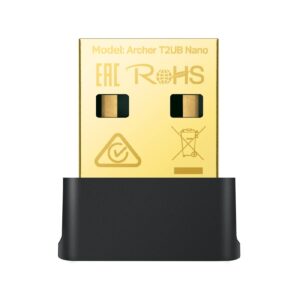 TARJETA DE RED | TP-LINK | ARCHER T2UB NANO | AC600 | WI-FI BLUETHOOT USB 4.2 / 2,4 GHZ 5 GHZ | COMPATIBLE CON WINDOWS 11/10/