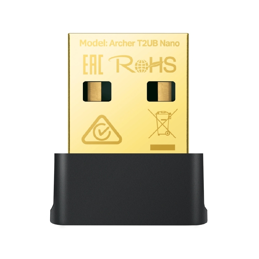 TARJETA DE RED | TP-LINK | ARCHER T2UB NANO | AC600 | WI-FI BLUETHOOT USB 4.2 / 2,4 GHZ 5 GHZ | COMPATIBLE CON WINDOWS 11/10/