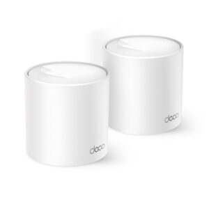 ROUTER | TP-LINK | DECO X10 (2-PACK) | MESH | WIFI 6 | AX1500 | 2 PUERTOS GIGABIT | CONECTA HASTA 120 DISPOSITIVOS - TP-LINK