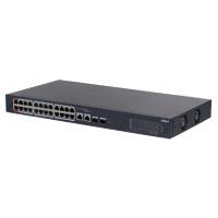 SWITCH/ DAHUA/ CS4226-24ET-240/ POE DE 26 PTS/ 24 PTS POE 10/100/ 2 UPLINK 10/100/1000 + 2 PTS SFP/ 240 WATTS TOTALES/ / ADMI