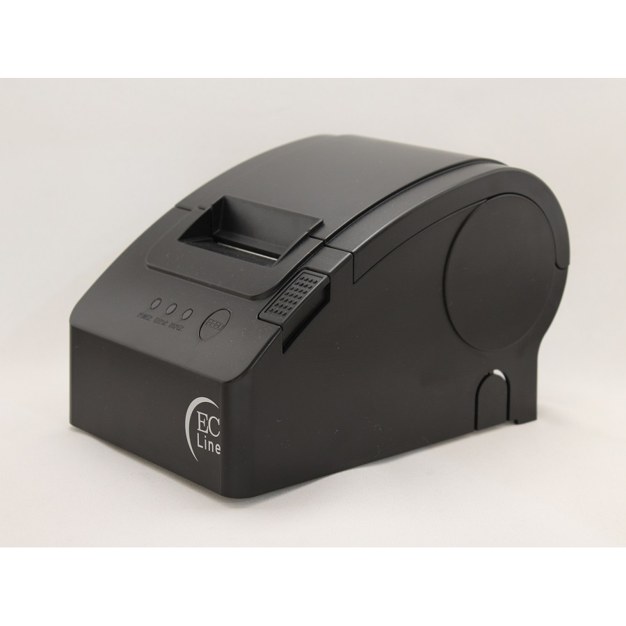 MINIPRINTER EC LINE EC-PM-58110, NEGRO, TERMICA, 58 MM, USB, SERIAL, RJ11, CORTE MANUAL, 110 MM/SEG - Ec Line