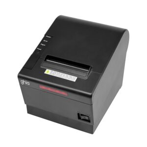 MINIPRINTER TERMICA COCINA GHIA GTP802 / 80 MM / ALARMA LUZ Y SONIDO / USB, ETHERNET, RJ11 / AUTOCORTADOR / 150MMS / NEGRA - 