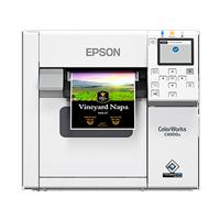 IMPRESORA DE ETIQUETAS EPSON COLORWORKS CW-C4000, USB, ETHERNET RED, CORTADOR AUTOMATICO - Epson