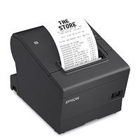 MINIPRINTER EPSON TM-T88VII, TERMICA, 80 MM O 58 MM, SERIAL, USB, ETHERNET RECIBO /AUTOCORTADOR, NEGRA - Epson