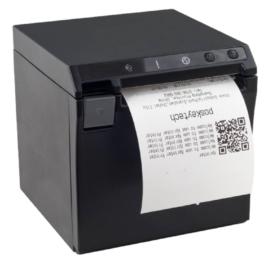 MINIPRINTER EC LINE EC-PM-X30, NEGRO, TERMICA, 58MM Y 80 MM, USB, ETHERNET RED, RJ11, CORTE AUTOMATICO, 300 MM/SEG - Ec Line