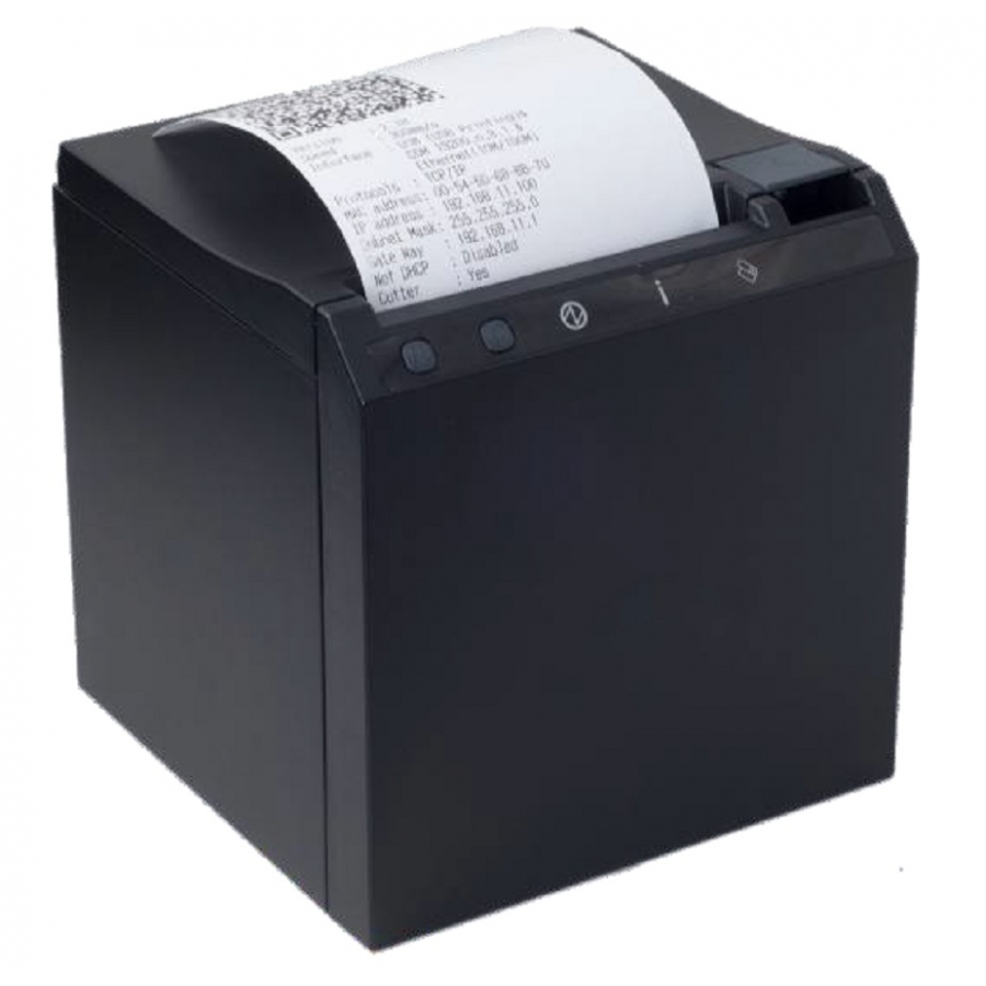 MINIPRINTER EC LINE EC-PM-X30, NEGRO, TERMICA, 58MM Y 80 MM, USB, ETHERNET RED, RJ11, CORTE AUTOMATICO, 300 MM/SEG - Ec Line