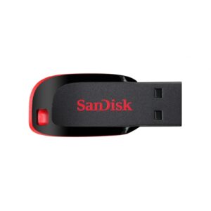 MEMORIA SANDISK 16GB USB 2.0 CRUZER BLADE Z50 NEGRO C/ROJO SDCZ50-016G-B35 - SANDISK
