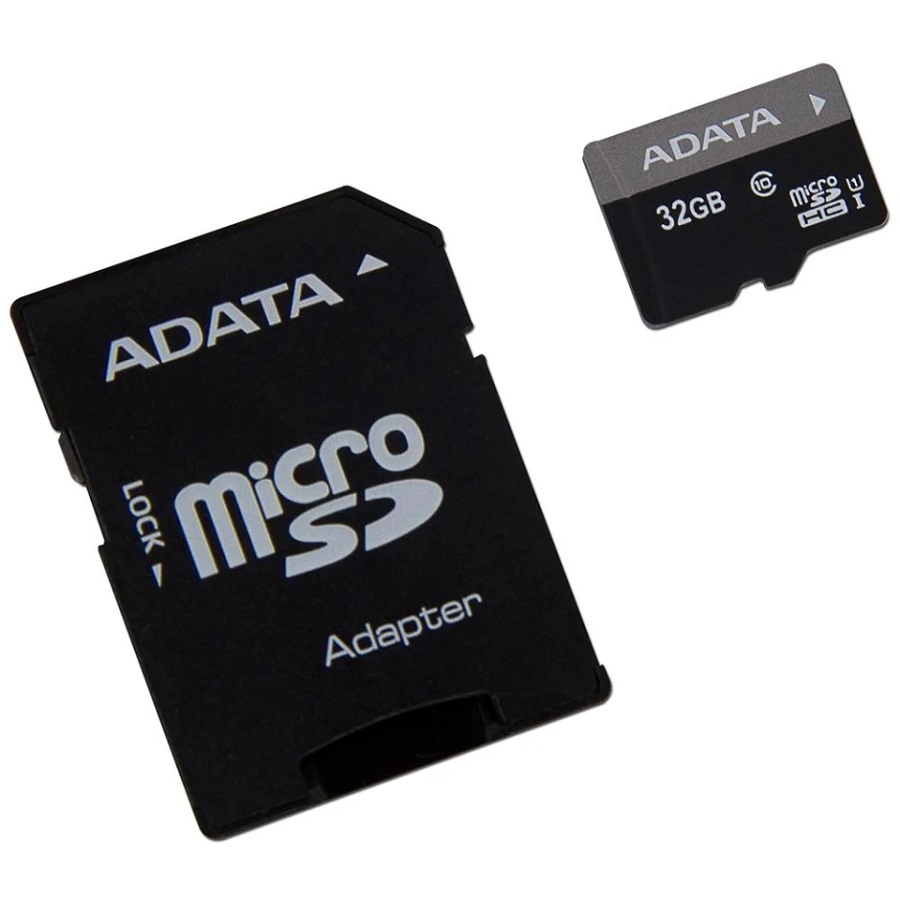 MEMORIA ADATA MICRO SDHC 32GB UHS-I CLASE 10 C/ADAPTADOR AUSDH32GUICL10-RA1 - Adata