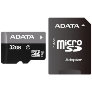 MEMORIA ADATA MICRO SDHC 32GB UHS-I CLASE 10 C/ADAPTADOR AUSDH32GUICL10-RA1 - Adata