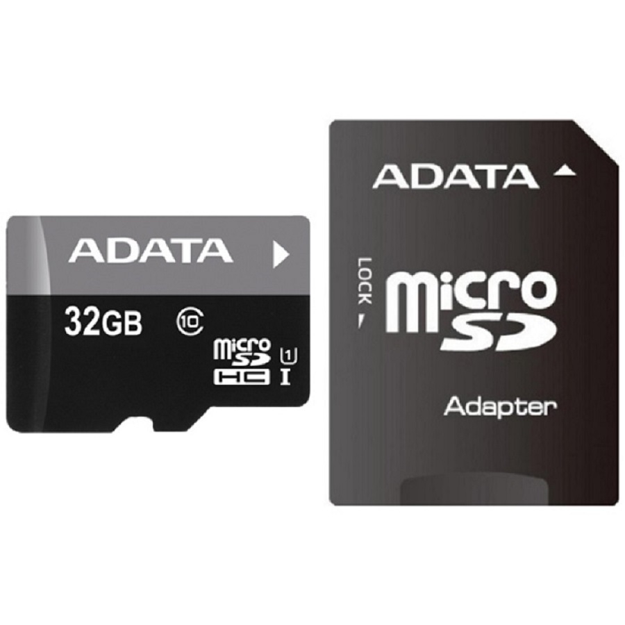 MEMORIA ADATA MICRO SDHC 32GB UHS-I CLASE 10 C/ADAPTADOR AUSDH32GUICL10-RA1 - Adata