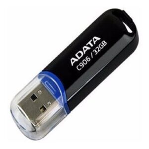MEMORIA ADATA 32GB USB 2.0 C906 NEGRO (AC906-32G-RBK) - Adata