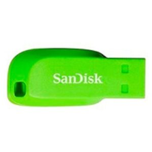 MEMORIA SANDISK 16GB USB 2.0 CRUZER BLADE Z50 ELECTRIC GREEN SDCZ50C-016G-B35GE - SANDISK