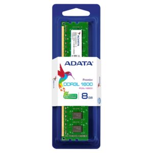 MEMORIA ADATA UDIMM DDR3L 8GB PC3-12800 1600MHZ CL11 240PIN 1.35V P/PC ADDU1600W8G11-S - Adata