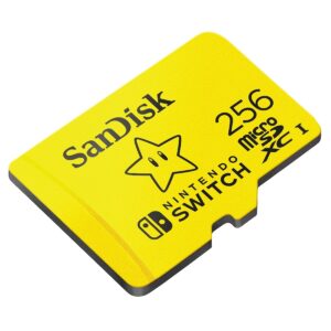 MEMORIA SANDISK MICRO SDXC 256GB NINTENDO SWITCH 100MB/S 4K U3 V30 SDSQXAO-256G-GNCZN - SANDISK