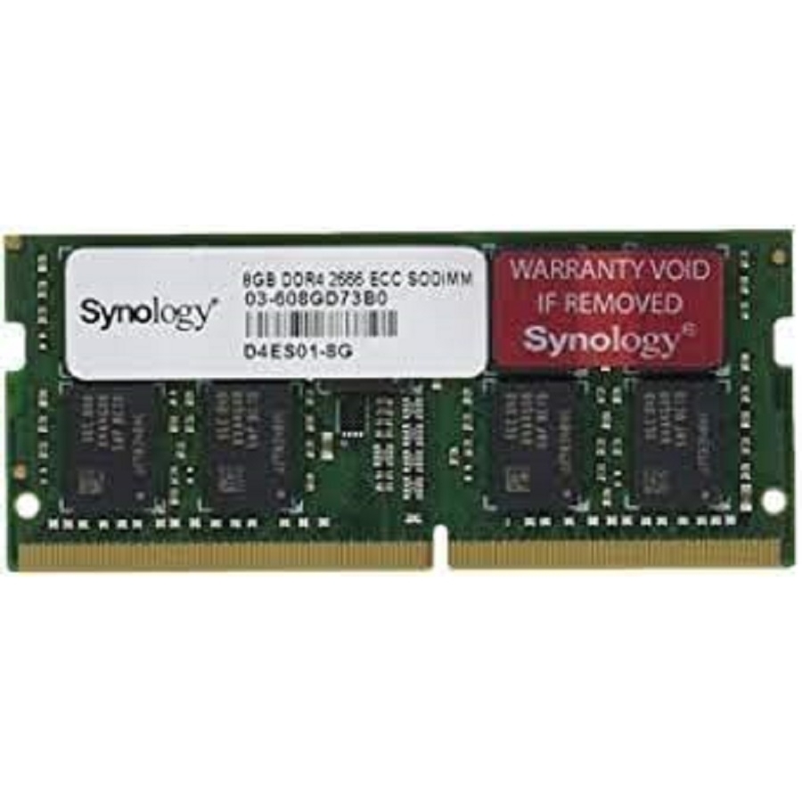MEMORIA RAM SYNOLOGY D4ES01-8G SOLO MODELOS COMPATIBLES, RS1221RP+, RS1221+, DS1821+, DS1621XS+, DS1621+. - SYNOLOGY