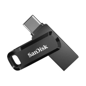 MEMORIA SANDISK ULTRA DUAL DRIVE GO USB 128GB TIPO-C / USB 3.1 VELOCIDAD DE LECTURA 150MB/S COLOR NEGRO SDDDC3-128G-G46 - SAN