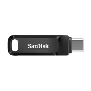 MEMORIA SANDISK ULTRA DUAL DRIVE GO USB 256GB TIPO-C / USB 3.1 VELOCIDAD DE LECTURA 150MB/S COLOR NEGRO SDDDC3-256G-G46 - SAN