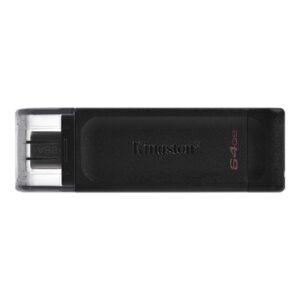 MEMORIA FLASH USB KINGSTON DATA TRAVELER 70 128GB GEN 1 3.2 TIPO C NEGRO (DT70/128GB)