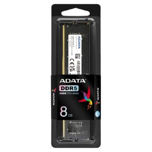 MEMORIA ADATA UDIMM DDR5 8GB PC5-38400 4800MHZ CL40 288PIN 1.1V PC AD5U48008G-S - Adata