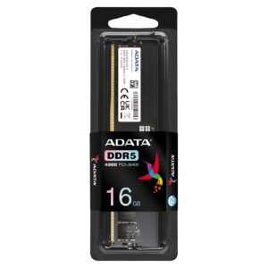 MEMORIA ADATA UDIMM DDR5 16GB PC5-38400 4800MHZ CL40 288PIN 1.1V PC AD5U480016G-S - Adata