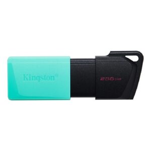 MEMORIA FLASH USB KINGSTON DATA TRAVELER EXODIA M 256GB GEN 1 3.2 GEN 1 C/TAPA MVIL NEGRO VERDE OCEAN DTXM/256GB
