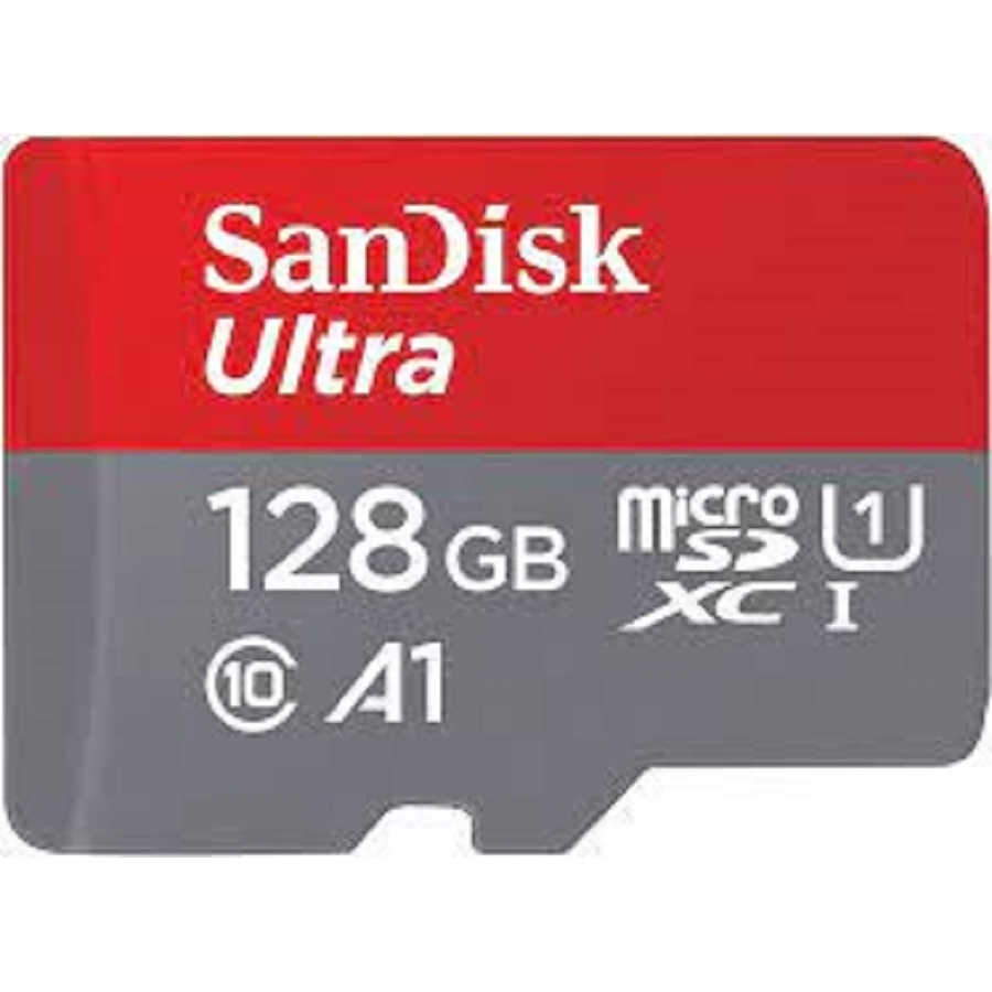 MEMORIA SANDISK MICRO SDXC 128GB ULTRA 140MB/S CLASE 10 C/ADAPTADOR SDSQUAB-128G-GN6MA - SANDISK