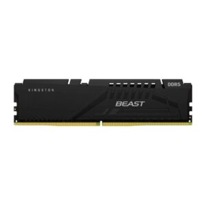 MEMORIA RAM KINGSTON DIMM DDR5 32GB 5600MT/S FURY BEAST BLACK XMP CL40 288PIN 1.25V C/DISIPADOR DE CALOR P/PC/GAMER/ALTO REND