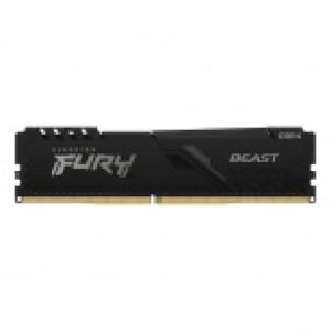 MEMORIA RAM KINGSTON DIMM DDR4 16GB 3200MT/S FURY BEAST BLACK XMP CL16 288PIN 1.35V C/DISIPADOR DE CALOR P/PC/GAMER/ALTO REND