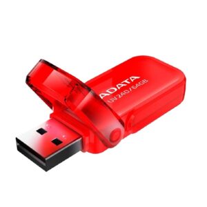 MEMORIA ADATA 64GB USB 2.0 UV240 ROJO (AUV240-64G-RRD) - Adata