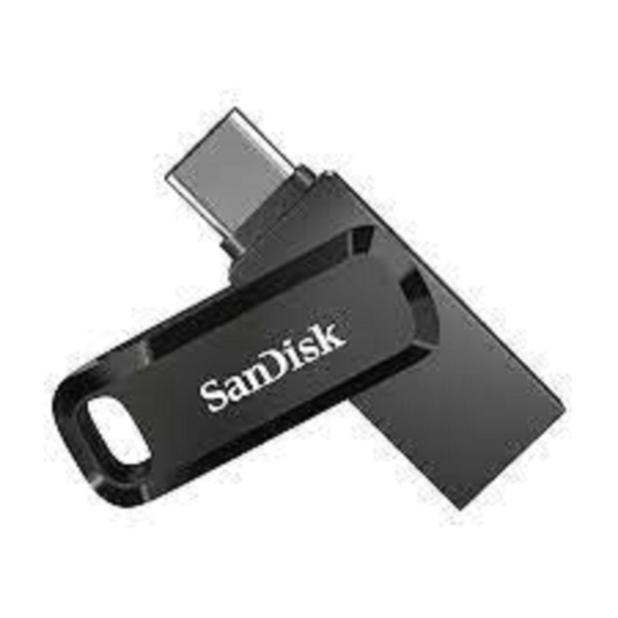 MEMORIA SANDISK ULTRA DUAL DRIVE GO USB 64GB TIPO-C / USB A 3.1 VELOCIDAD DE LECTURA 150MB/S COLOR NEGRO SDDDC3-064G-G46 - SA
