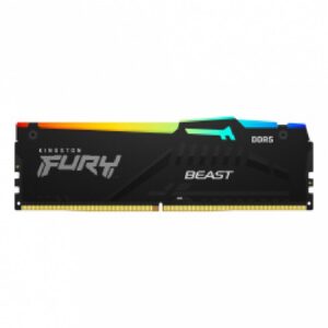 MEMORIA RAM KINGSTON DIMM DDR5 16GB 5600MT/S FURY BEAST BLACK EXPO RGB CL36 288PIN 1.25V C/DISIPADOR DE CALOR P/PC/GAMER/ALTO