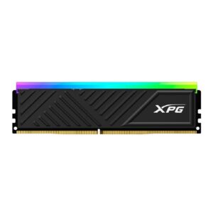 MEMORIA XPG SPECTRIX D35G UDIMM DDR4 16GB PC4-25600 3200MHZ CL16 288PIN 1.35V RGB CON DISIPADOR PC/GAMER COLOR NEGRO AX4U3200