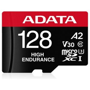 MEMORIA ADATA MICRO SDXC/SDHC 128GB UHS-I VIDEOVIGILANCIA 24/7 100MB/85MB 4K CLASE 10 U3 V30 A2 C/ADAPTADOR AUSDX128GUI3V30SH