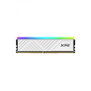 MEMORIA XPG SPECTRIX D35G UDIMM DDR4 8GB PC4-25600 3200MHZ CL16 288PIN 1.35V RGB CON DISIPADOR PC/GAMER COLOR BLANCO (AX4U320