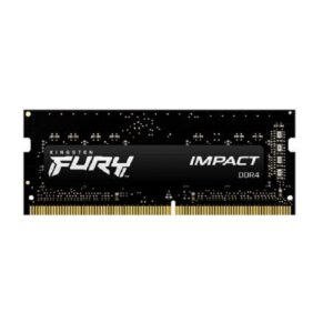 MEMORIA RAM KINGSTON SODIMM DDR4 16GB 2X8GB 3200MT/S FURY IMPACT BLACK CL20 260PIN 1.2V C/DIFUSOR DE CALOR P/LAPTOP KIT 2 KF4