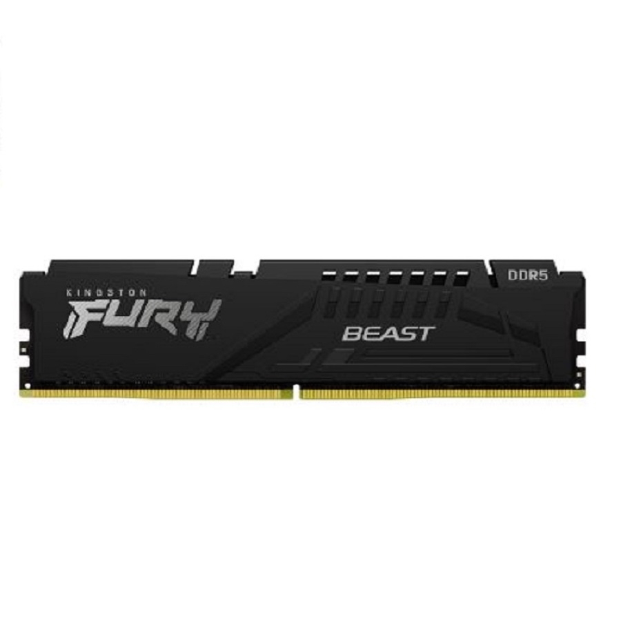 MEMORIA RAM KINGSTON DIMM DDR5 16GB 5600MT/S FURY BEAST BLACK EXPO CL36 288PIN 1.25V C/DISIPADOR DE CALOR P/PC/GAMER/ALTO REN