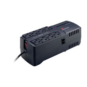REGULADOR DE VOLTAJE SMARTBITT SBAVR1350 1350VA / 675W 120V 8 CONTACTOS, PROTECCION DE LNEA TELEFONICA RJ-11 - Smartbitt