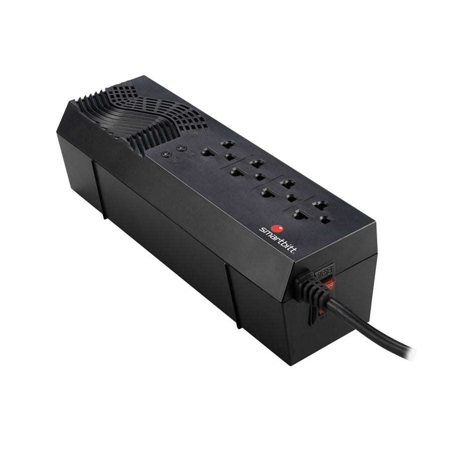 REGULADOR DE VOLTAJE SMARTBITT SBAVR1200S 1200VA / 600W 4 CONTACTOS. - Smartbitt