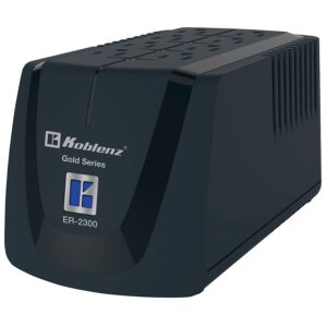 REGULADOR DE VOLTAJE KOBLENZ ER-2250, 2250 VA / 1000 W, 8 CONTACTOS NEMA 5-15R, LUZ LED, DISYUNTOR TERMICO. 5 AÑOS DE GARANTA