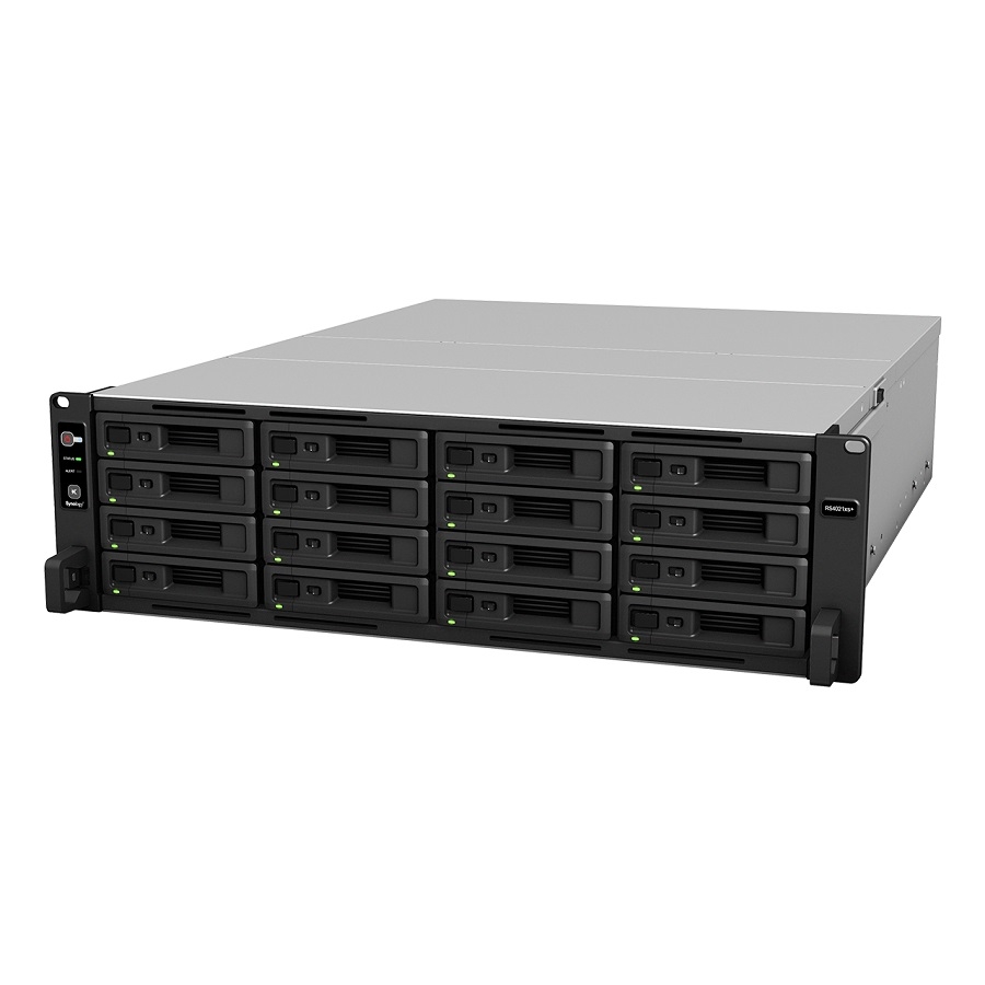 NAS SYNOLOGY RS4021XS+ /16 BAHIAS/ 8 NUCLEOS 2.1BASE- 2.7TURBO GHZ/16 GB DDR4 ECC UDIMM/LANGIGABITX4/ LAN 10GBE X2/USB 3.2 X
